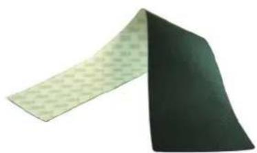 KeySonic ACK5600 ALU+ - Repose poignet avec revêtement en similicuir - 1