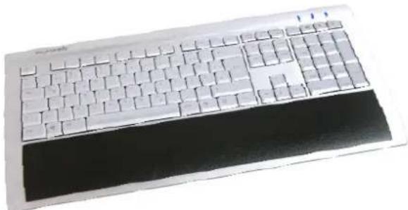 KeySonic ACK5600 ALU+ - Leder-Handballenauflage - 2