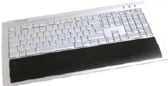KeySonic ACK5600 ALU+ - Palm rest with leather coating - 2