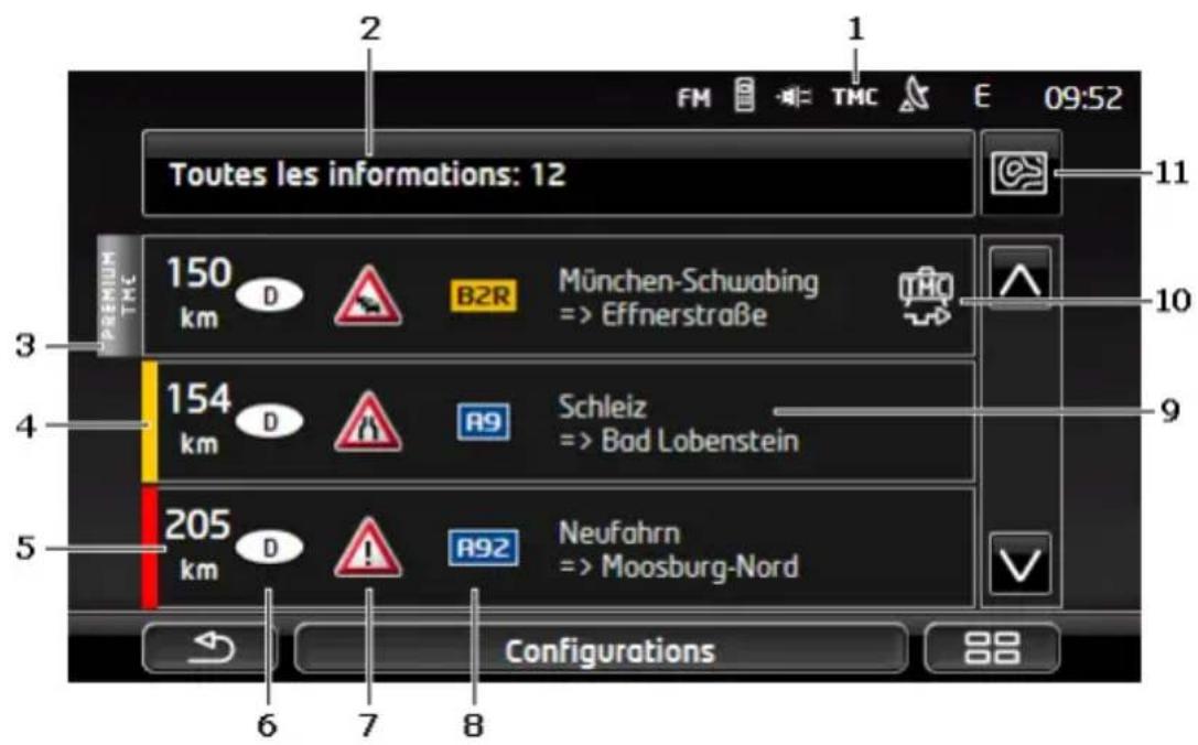 NAVIGON Volkswagen maps + more - Afficher Informations routières - 1