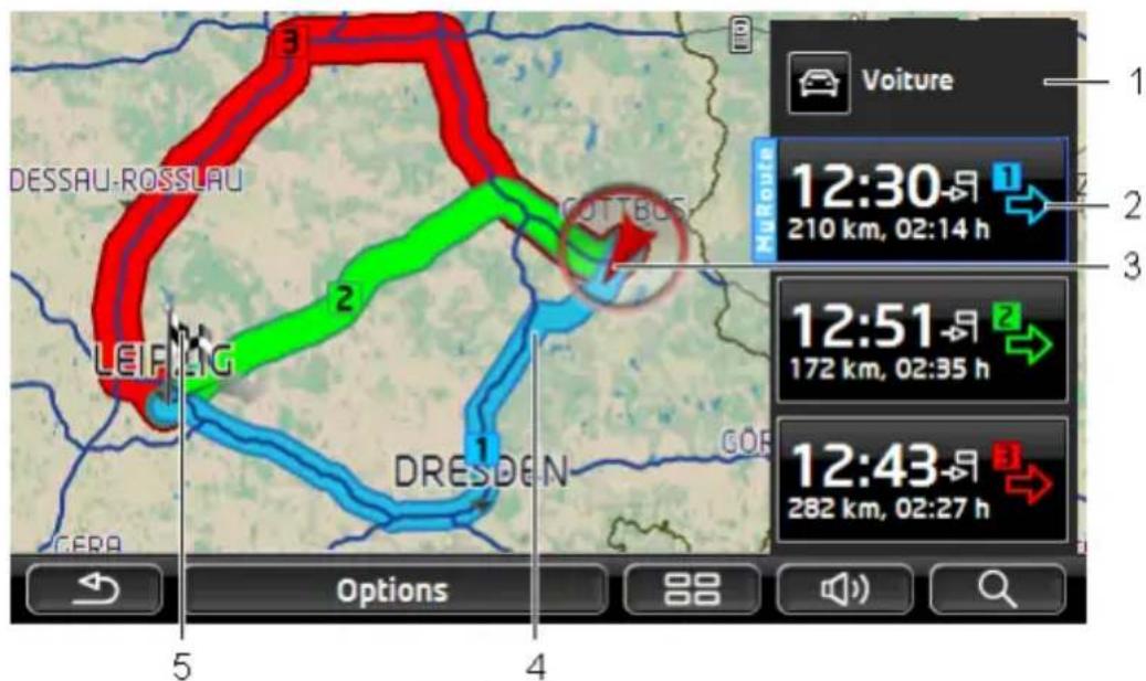 NAVIGON Volkswagen maps + more - Carte au mode Présentation - 1