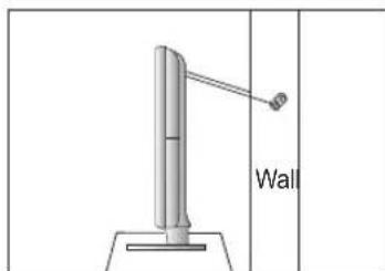 REMINGTON LE22B450C4W - To avoid the TV from falling: - 3