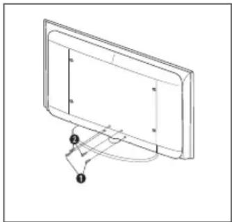 REMINGTON LE22B450C4W - Utiliser le couvercle de decoration (modèle 19 pouces uniquement) - 3