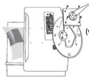 REMINGTON LE22B450C4W - Comment ajuster le socle du téléviseur (modèle 19 pouces uniquement) - 5