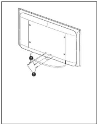 REMINGTON LE22B450C4W - Verwendend der Zierverschlüsse (nur 19-Zoll Modell) - 3