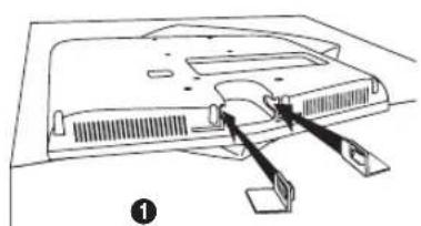 REMINGTON LE22B450C4W - De decoratiedeksels gebruiken (alleen 19-inch model) - 1