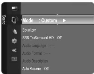 REMINGTON LE22B450C4W - Konfiguriranje menija Sound - 1
