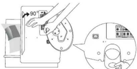 REMINGTON LE22B450C4W - How to Adjust the Stand (19inch model only) - 2