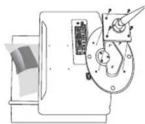 REMINGTON LE22B450C4W - How to Adjust the Angle of the TV (19inch model only) - 5