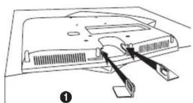 REMINGTON LE22B450C4W - Uso de las cubiertas decorativas (solo para el modelo de 19 pulgadas) - 1