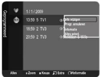 REMINGTON LE22B450C4W - Opti菜单 Channel List (in Geprogrammeerd) - 1