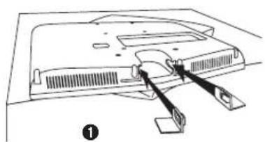 REMINGTON LE22B450C4W - Using the Decoration Covers (19inch model only) - 1