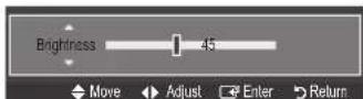 REMINGTON LE22B450C4W - Adjusting the Brightness to 80 - 4