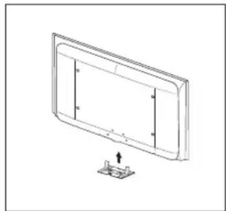 REMINGTON LE22B450C4W - Anbringen der Wandhalterung - 1