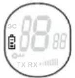 TOPCOM Twintalker 1300 - Στάθμη φόρτισης μπαταριών/Ένδιξη χαμηλής φόρτισης - 1