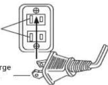 ALTEC LANSING VS2521 - Connexion du cable d'alimentation (prise MURALE CA) - 1