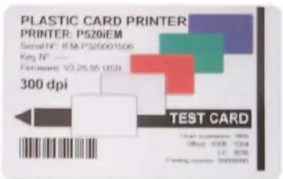 ZEBRA P520i - • 7 Impression d'une Carte Test - 3