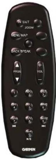 GARMIN StreetPilot 2720 - Using the Remote Control - 1