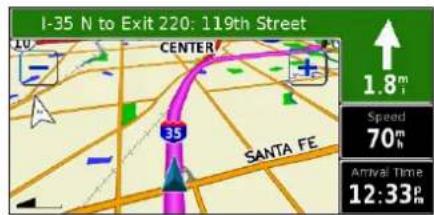 GARMIN StreetPilot 2720 - Following Your Route - 1