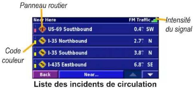 GARMIN StreetPilot 2720 - Affichage des incidents routiers - 1