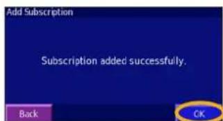GARMIN StreetPilot 2720 - Adding an FM Traffic SubscriptionFM Traffic Subscription - 7