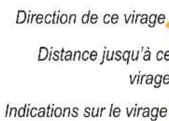 GARMIN StreetPilot 2720 - Liste des virages - 1