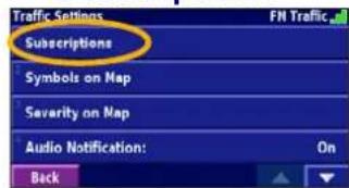 GARMIN StreetPilot 2720 - Adding an FM Traffic SubscriptionFM Traffic Subscription - 3
