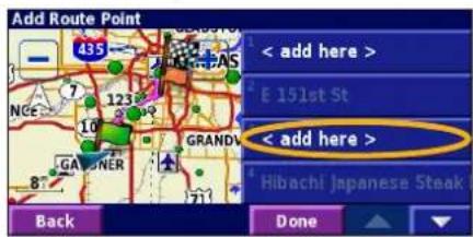 GARMIN StreetPilot 2720 - Adding Multiple Destinations to a Saved Route - 3