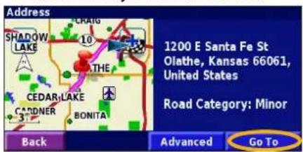 GARMIN StreetPilot 2720 - Finding an Address - 7