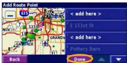 GARMIN StreetPilot 2720 - Adding Multiple Destinations to a Saved Route - 5