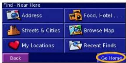 GARMIN StreetPilot 2720 - Setting a Home Location - 1