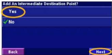 GARMIN StreetPilot 2720 - Creating a New Saved Route - 4