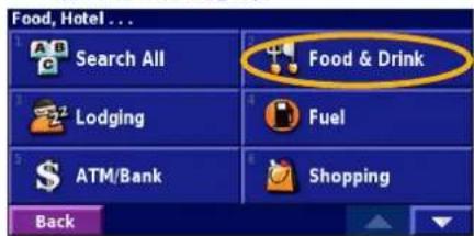 GARMIN StreetPilot 2720 - Recherche d'un restaurant - 6