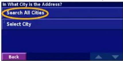 GARMIN StreetPilot 2720 - Finding an Address - 3