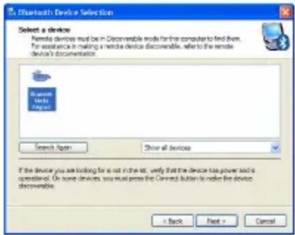 TARGUS AKP03CA - Connecting with Bluetooth Software: WIDCOMM or Microsoft (XP &amp; Vista) - 8