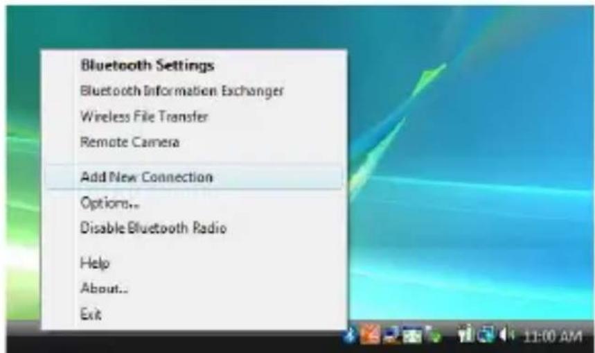 TARGUS AKP03CA - Connexion avec Logiciel Bluetooth :TOSHIBA - 1