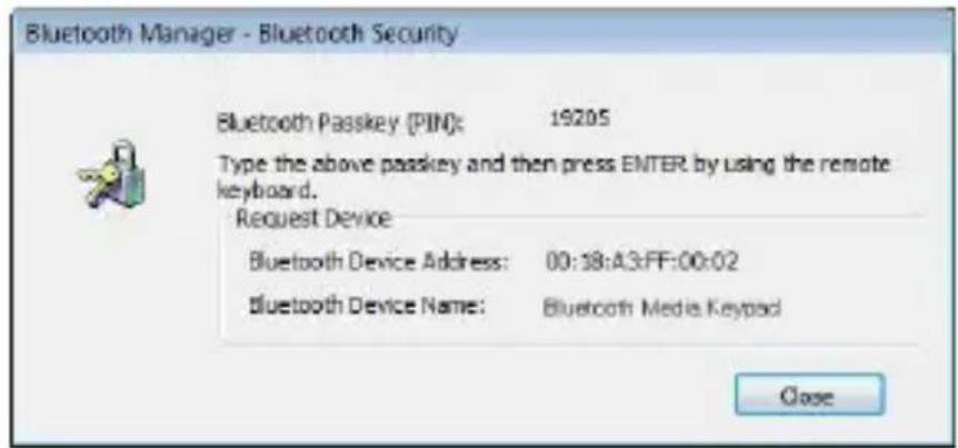 TARGUS AKP03CA - Connexion avec Logiciel Bluetooth :TOSHIBA - 6