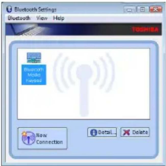 TARGUS AKP03CA - Connexion avec Logiciel Bluetooth :TOSHIBA - 7