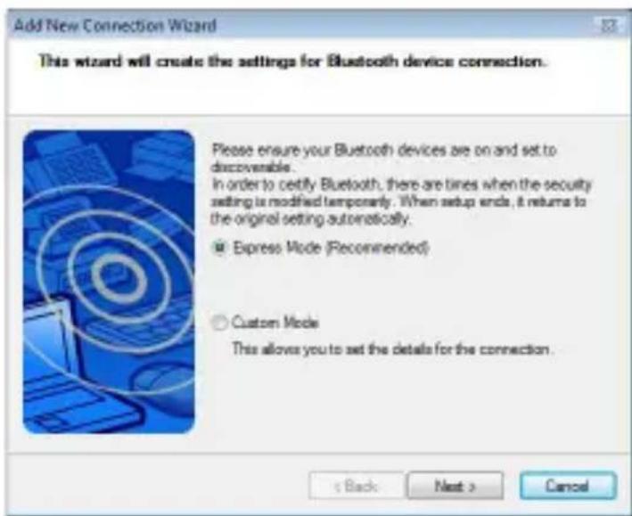 TARGUS AKP03CA - Connecting with Bluetooth Software: TOSHIBA - 3