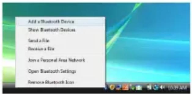 TARGUS AKP03CA - Connexion avec logiciels Bluetooth : WIDCOMM ou Microsoft (XP et Vista) - 2