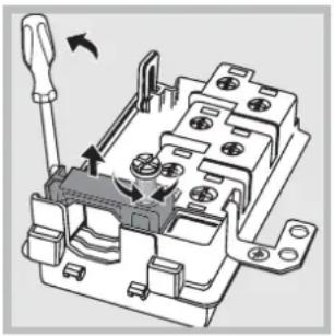 HOTPOINT-ARISTON FZ 61.1 IXHA - Montaje del cable de alimentación eléctrica - 2