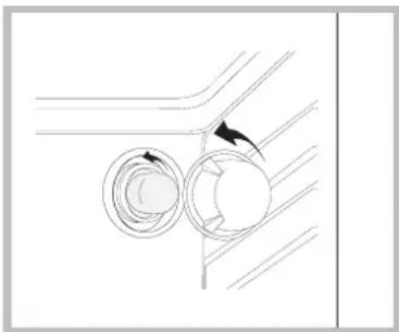 HOTPOINT-ARISTON FZ 61.1 IXHA - Remplacement de l'ampoule d'éclairage - 1