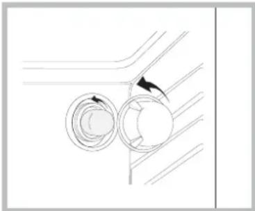 HOTPOINT-ARISTON FZ 61.1 IXHA - Sustituir la bombilla - 1