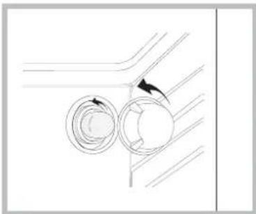 HOTPOINT-ARISTON FZ 61.1 IXHA - Substituição da lâmpada - 1