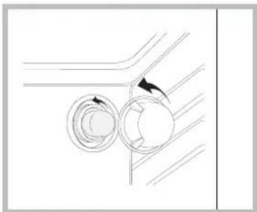 HOTPOINT-ARISTON FZ 61.1 IXHA - Sostituire la lampadina - 1