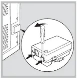 HOTPOINT-ARISTON FZ 61.1 IXHA - Montagem do cabo de fornecimento - 1