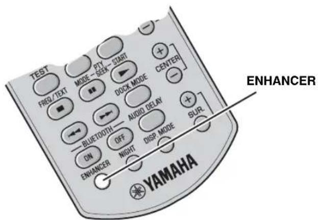 YAMAHA YAS81 - Configuration de la mise en valeur de la musique comprimée - 1