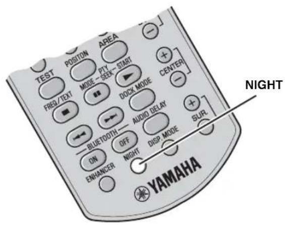YAMAHA YAS81 - ÉCOUTE À FAIBLE VOLUME (MODE D'ÉCOUTE TARDIVE) - 1