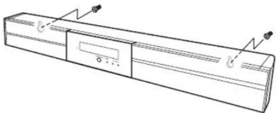 YAMAHA YAS81 - ■Befestigen des Center-Systems an einer Wand - 3