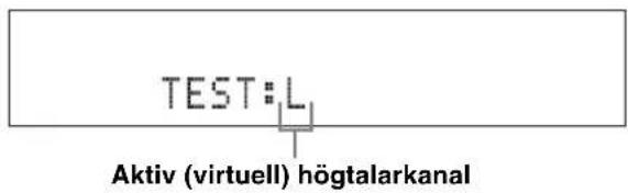 YAMAHA YAS81 - Tryck pa TEST for att aktivera testtonen. - 1